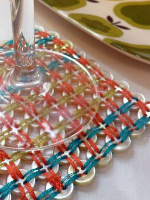 craftstylish Woven Button Coaster